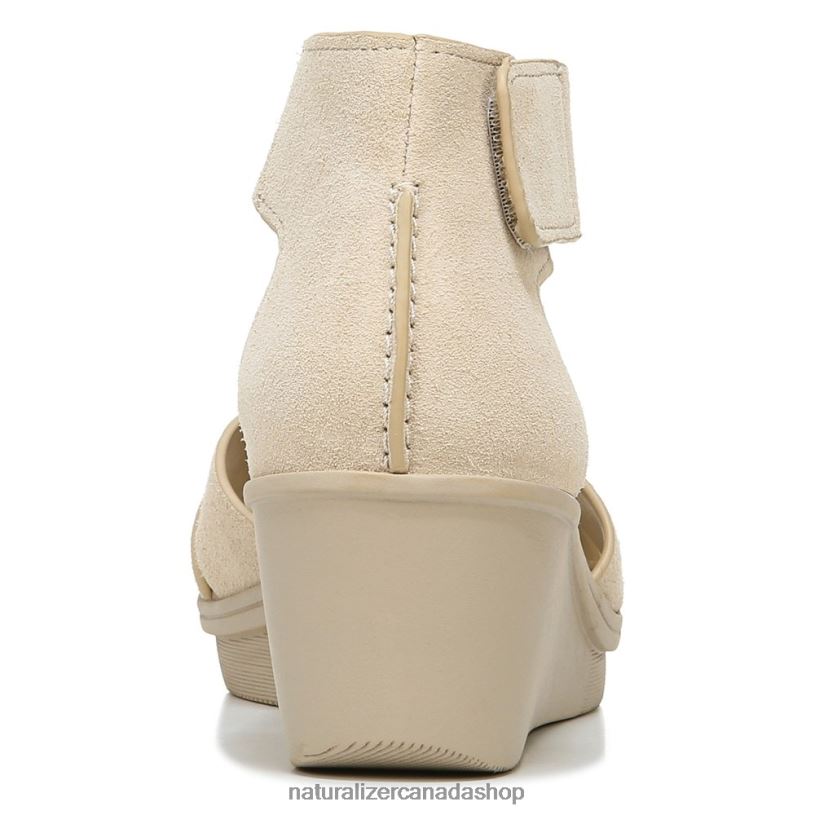 Sandals | CA Naturalizer Women Riviera Wedge Sandal Porcelain Suede 8LFNB157
