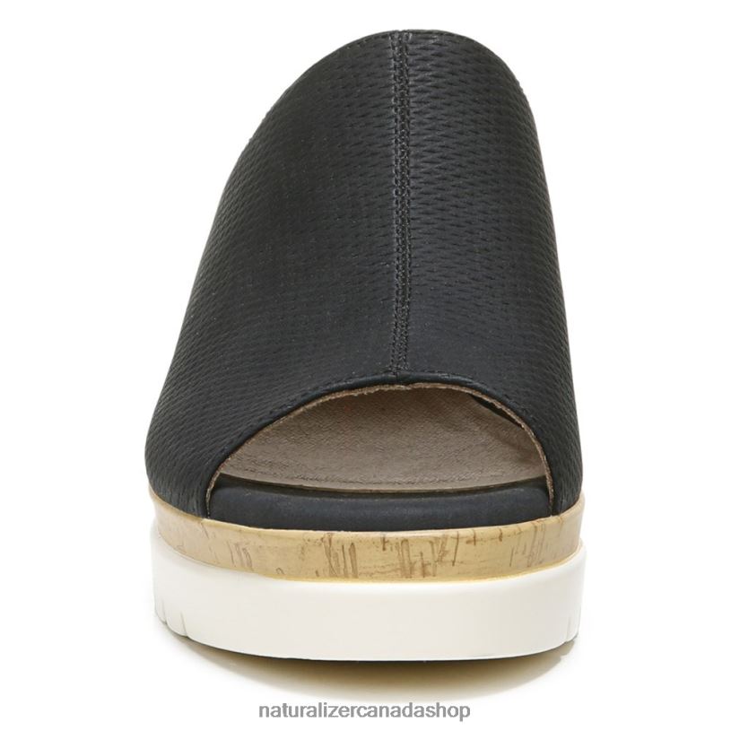 Sandals | CA Naturalizer Women Soul Goodtimes Mule Wedge Sandal Black Manmade 8LFNB544