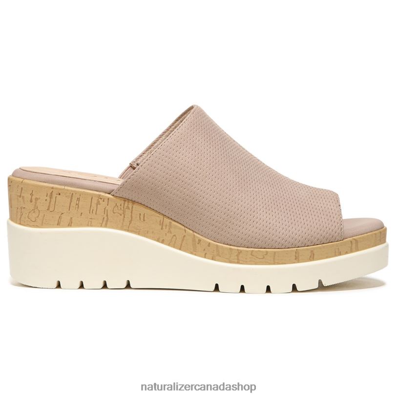 Sandals | CA Naturalizer Women Soul Goodtimes Mule Wedge Sandal Light Taupe Synthetic 8LFNB545