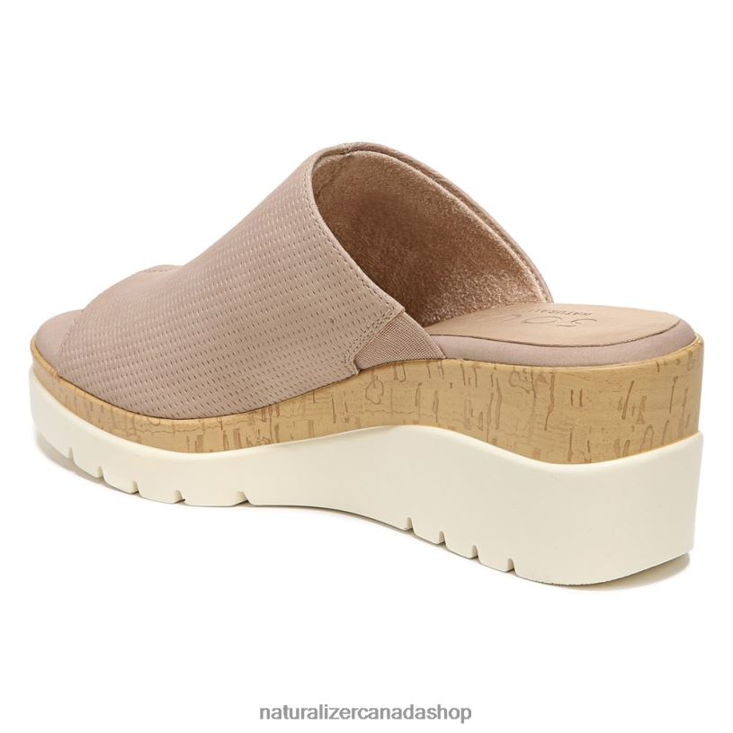 Sandals | CA Naturalizer Women Soul Goodtimes Mule Wedge Sandal Light Taupe Synthetic 8LFNB545