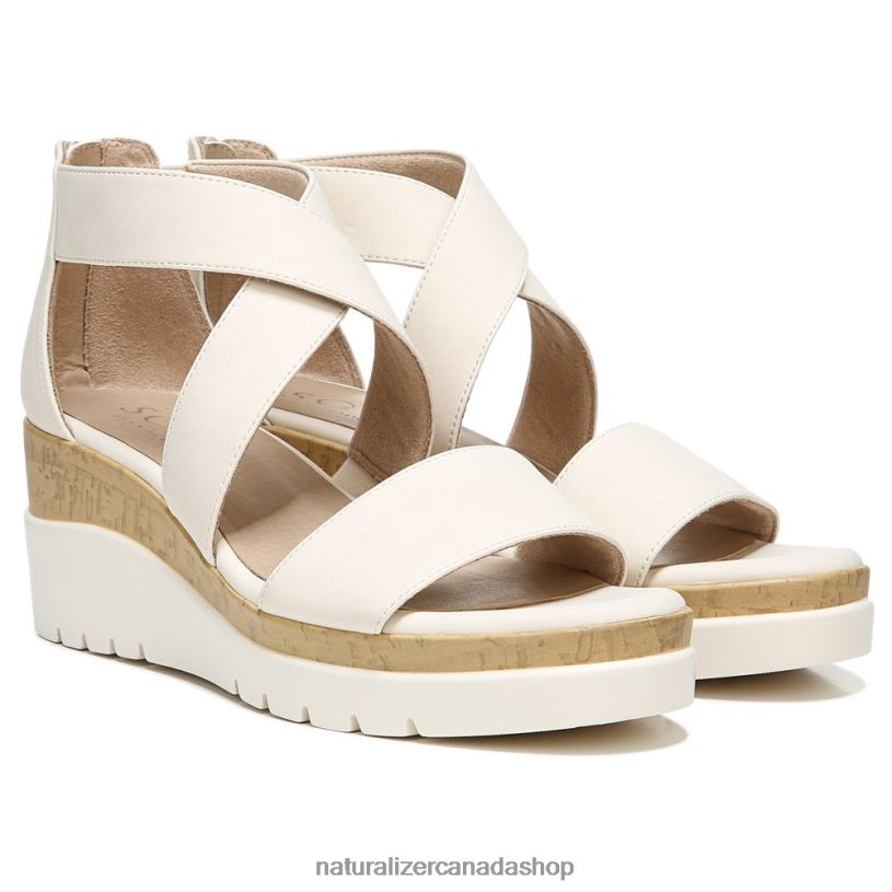 Sandals | CA Naturalizer Women Soul Goodtimes Wedge Sandal Porcelain Synthetic 8LFNB573