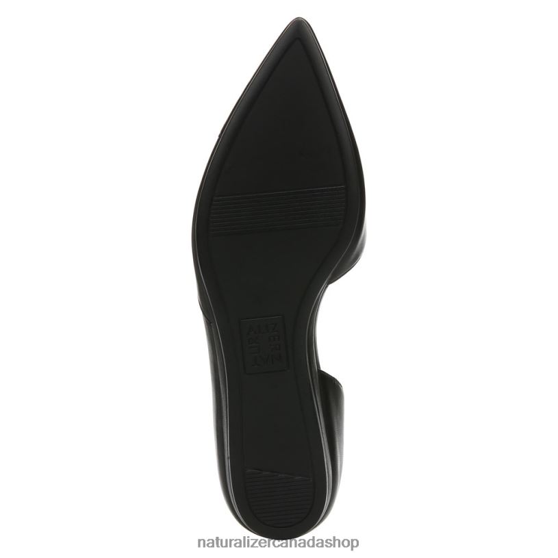 Flats | CA Naturalizer Women 27 Edit Karla D\'Orsay Flat Black Leather 8LFNB263