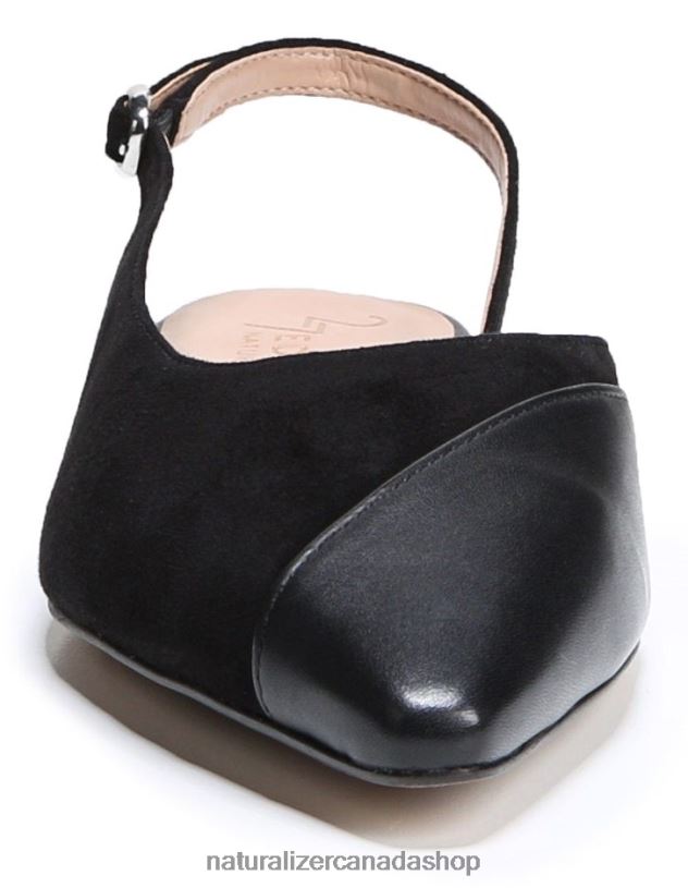 Flats | CA Naturalizer Women 27 Edit Makenna Flat Black Leather 8LFNB385