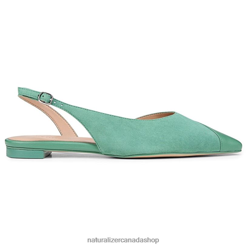 Flats | CA Naturalizer Women 27 Edit Makenna Flat Lily Pad Leather 8LFNB383