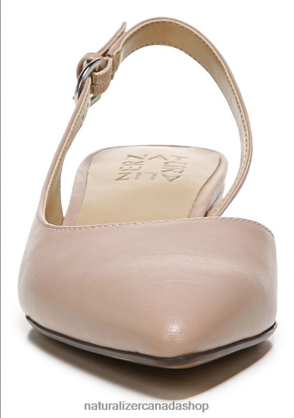 Flats | CA Naturalizer Women Banks Pointed Toe Flat Opal Leather 8LFNB83