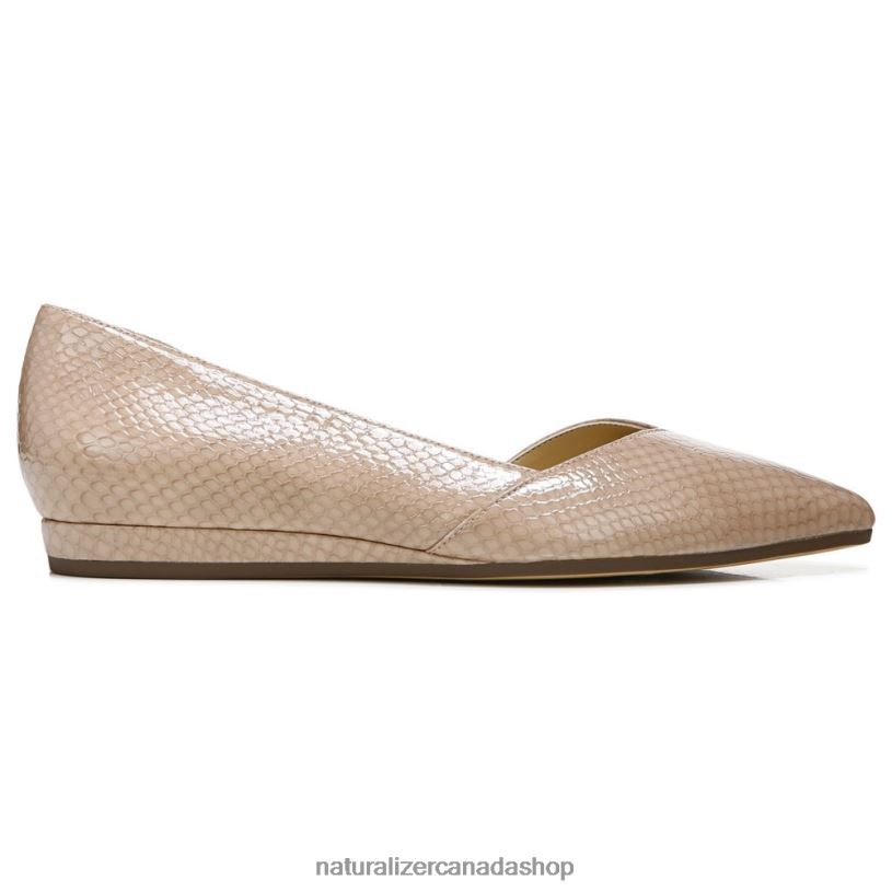 Flats | CA Naturalizer Women Kristin Flat Vintage Mauve Snake Leather 8LFNB267