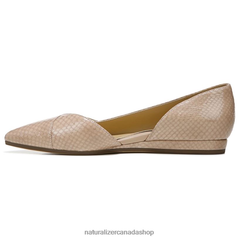 Flats | CA Naturalizer Women Kristin Flat Vintage Mauve Snake Leather 8LFNB267