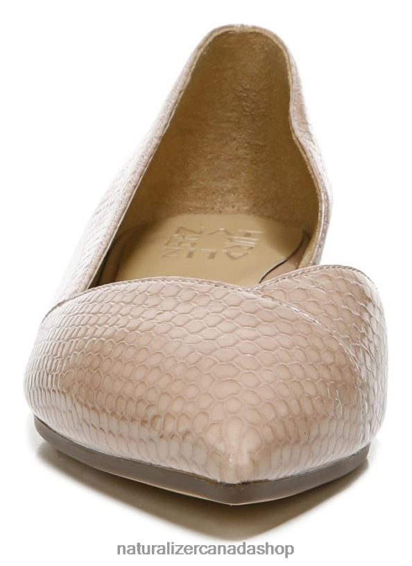 Flats | CA Naturalizer Women Kristin Flat Vintage Mauve Snake Leather 8LFNB267