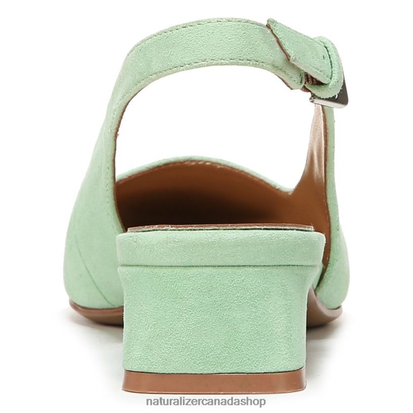 Flats | CA Naturalizer Women Lesley Dress Flat Mint Green Suede 8LFNB590
