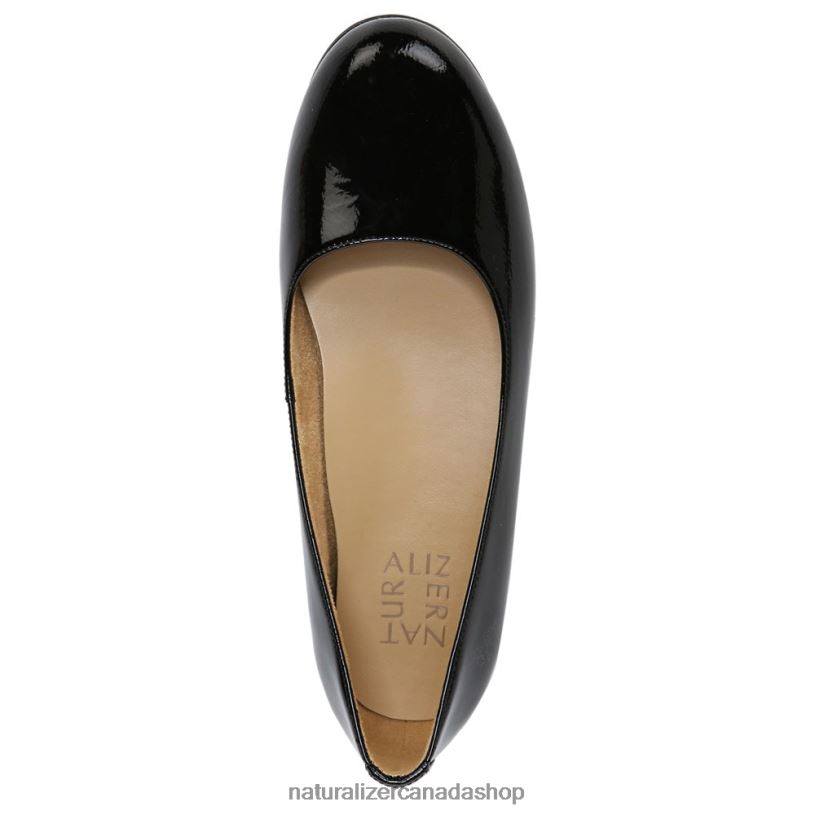 Flats | CA Naturalizer Women Maxwell Ballet Flat Black Patent Leather 8LFNB185