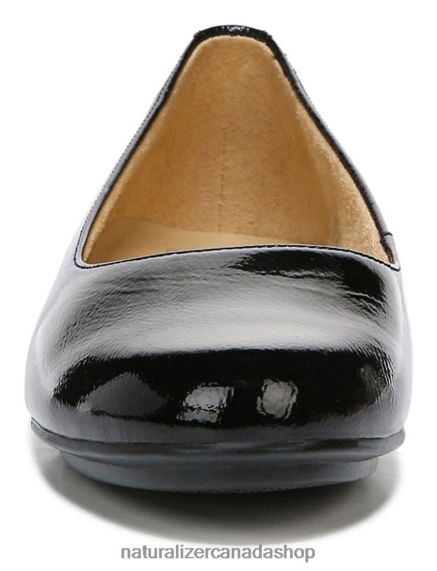 Flats | CA Naturalizer Women Maxwell Ballet Flat Black Patent Leather 8LFNB185