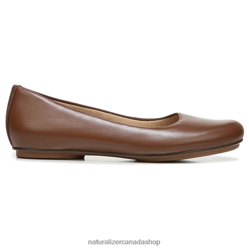 Flats | CA Naturalizer Women Maxwell Ballet Flat Brazil Nut Leather 8LFNB176