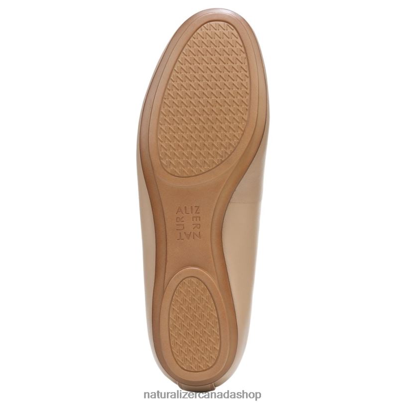 Flats | CA Naturalizer Women Maxwell Ballet Flat Creme Brulee Leather 8LFNB175