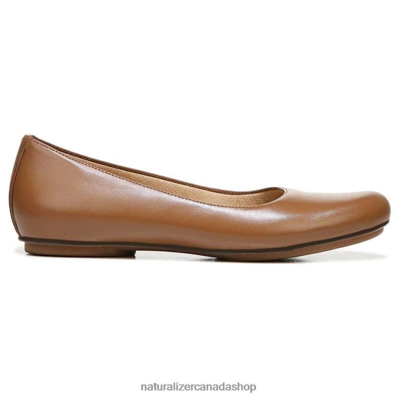 Flats | CA Naturalizer Women Maxwell Ballet Flat English Tea Leather 8LFNB179