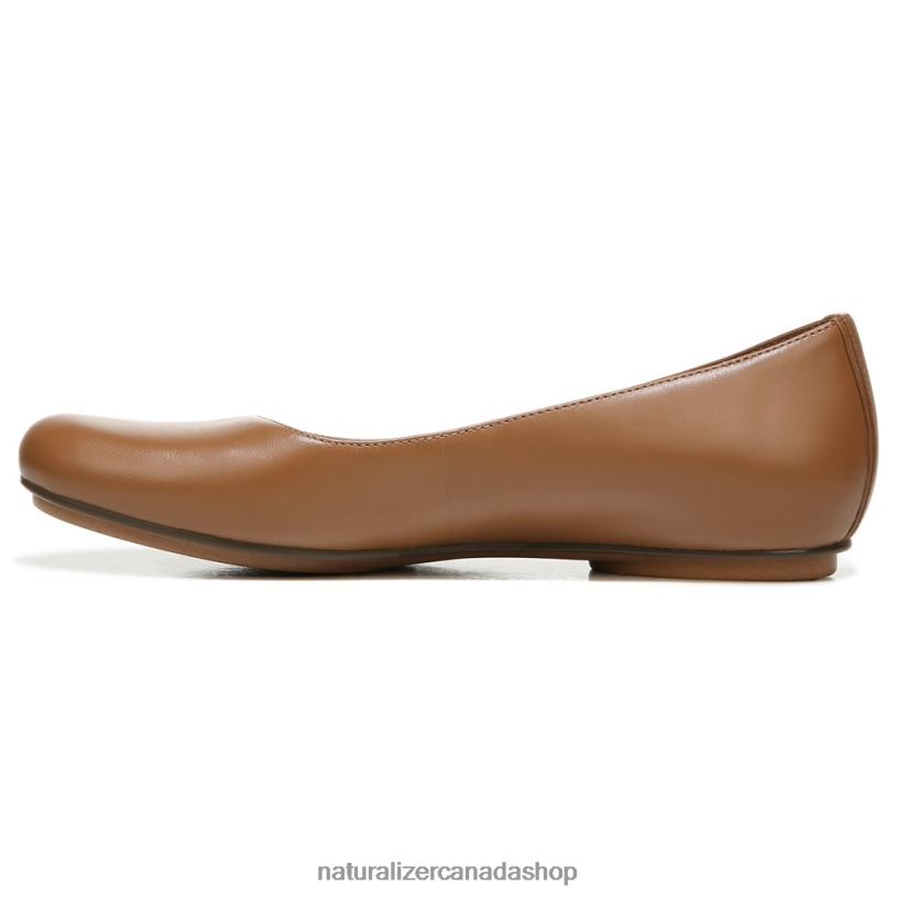 Flats | CA Naturalizer Women Maxwell Ballet Flat English Tea Leather 8LFNB179