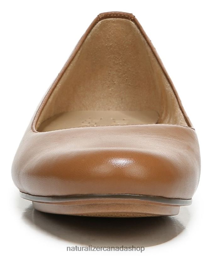 Flats | CA Naturalizer Women Maxwell Ballet Flat English Tea Leather 8LFNB179