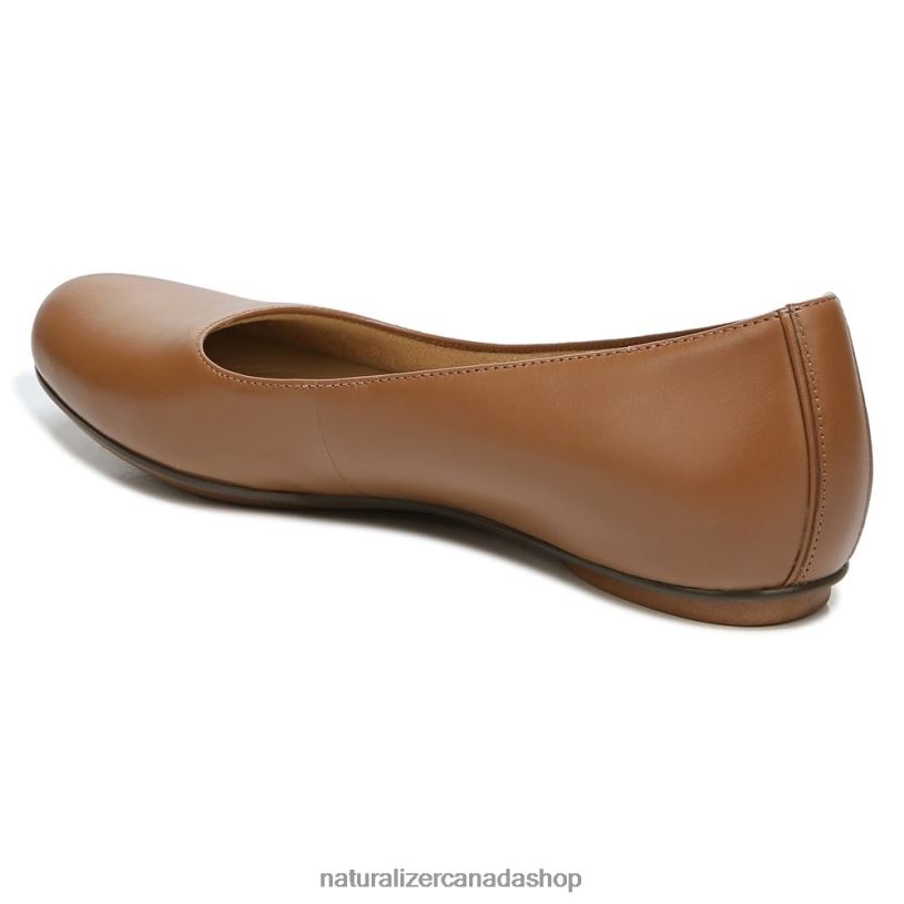 Flats | CA Naturalizer Women Maxwell Ballet Flat English Tea Leather 8LFNB179