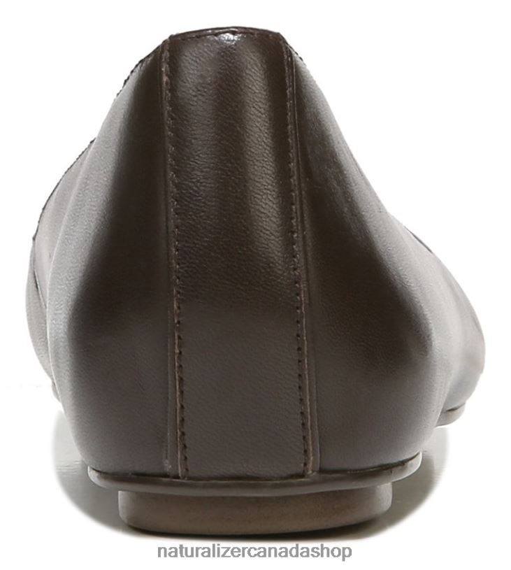 Flats | CA Naturalizer Women Maxwell Ballet Flat Forest Brown Leather 8LFNB180