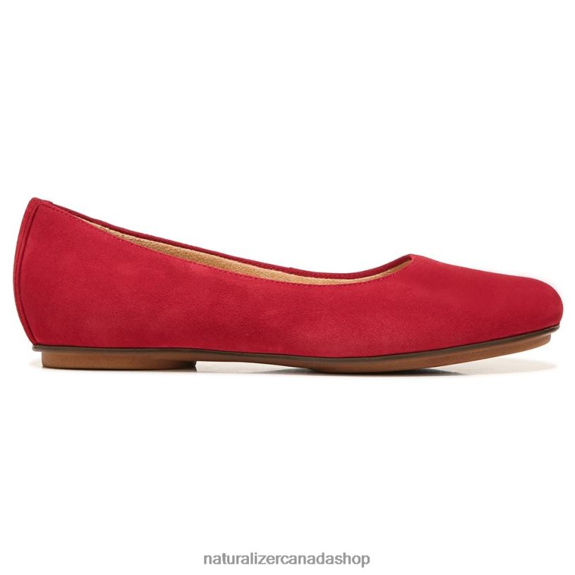 Flats | CA Naturalizer Women Maxwell Ballet Flat Hot Sauce Leather 8LFNB188