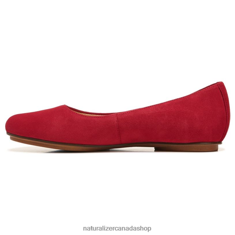 Flats | CA Naturalizer Women Maxwell Ballet Flat Hot Sauce Leather 8LFNB188