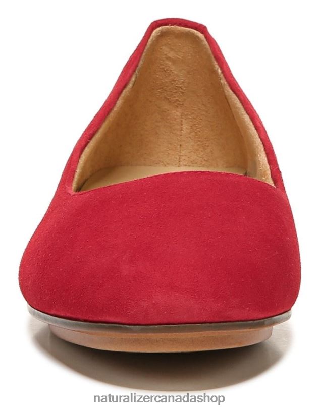 Flats | CA Naturalizer Women Maxwell Ballet Flat Hot Sauce Leather 8LFNB188