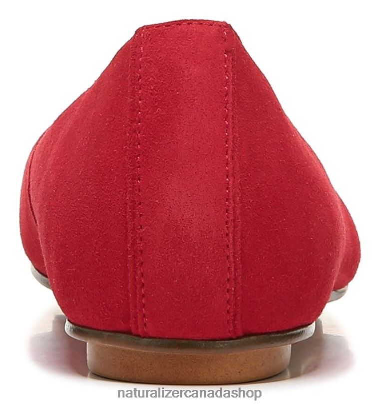 Flats | CA Naturalizer Women Maxwell Ballet Flat Hot Sauce Leather 8LFNB188