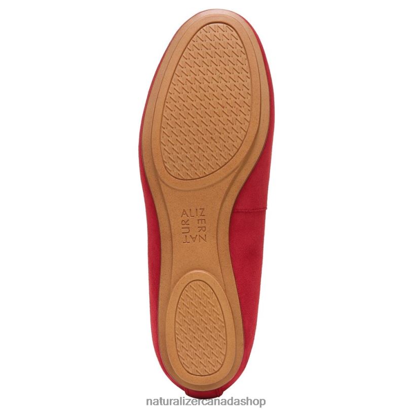 Flats | CA Naturalizer Women Maxwell Ballet Flat Hot Sauce Leather 8LFNB188