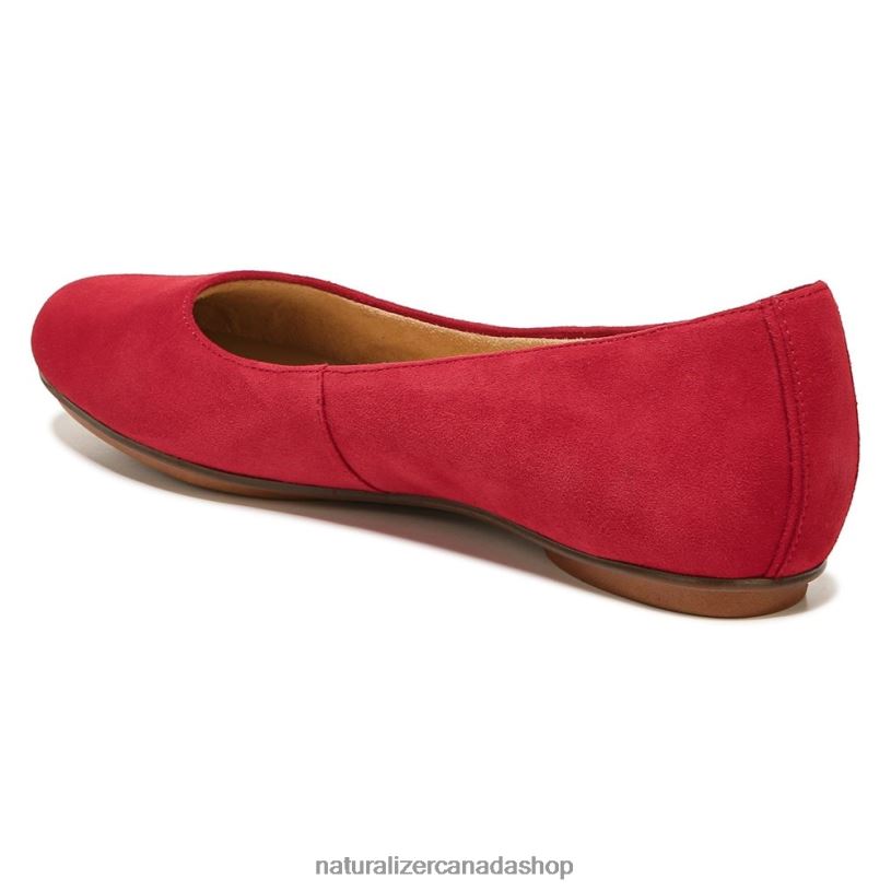 Flats | CA Naturalizer Women Maxwell Ballet Flat Hot Sauce Leather 8LFNB188