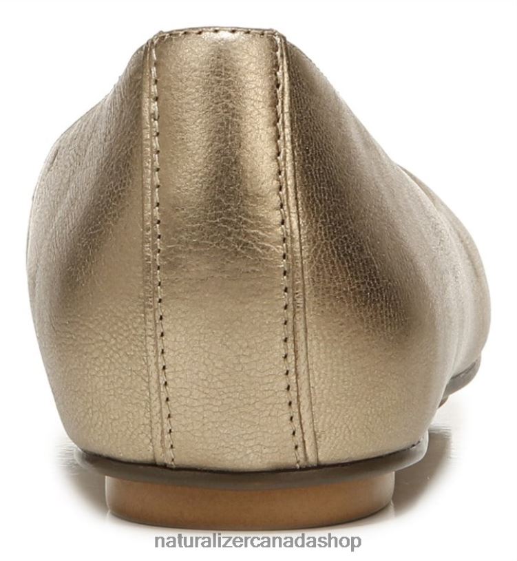 Flats | CA Naturalizer Women Maxwell Ballet Flat Light Gold Leather 8LFNB186