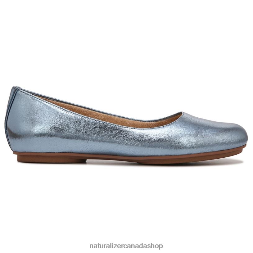 Flats | CA Naturalizer Women Maxwell Ballet Flat Ocean Air Blue Leather 8LFNB190