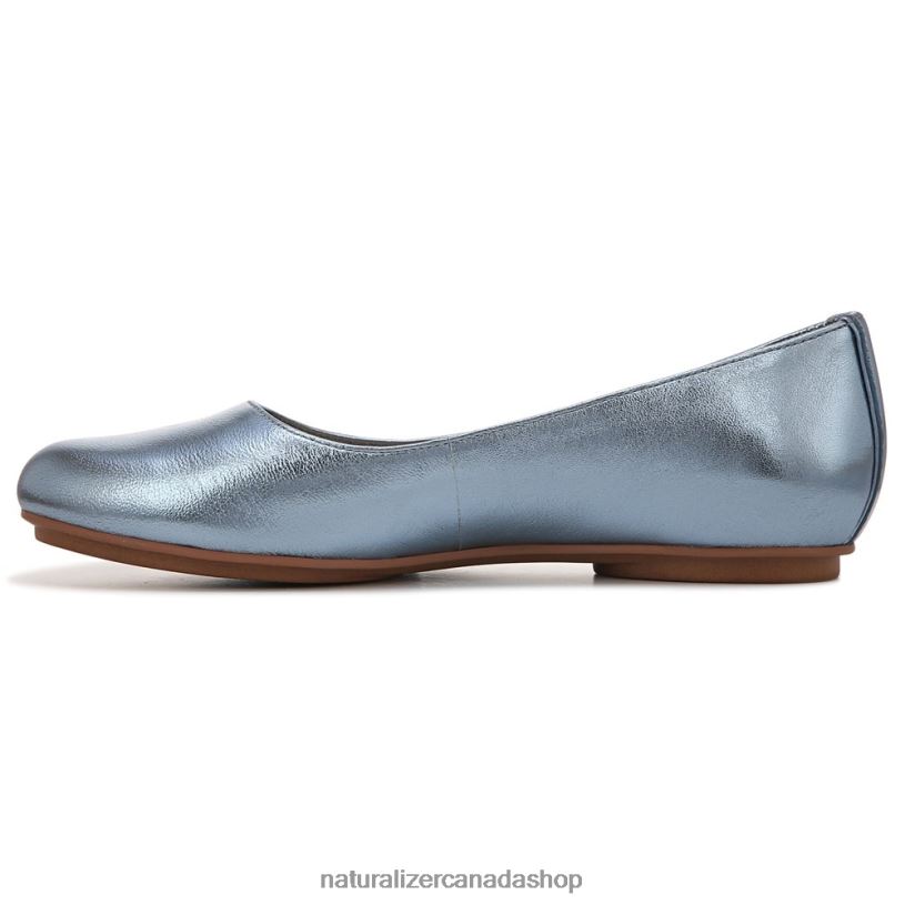 Flats | CA Naturalizer Women Maxwell Ballet Flat Ocean Air Blue Leather 8LFNB190