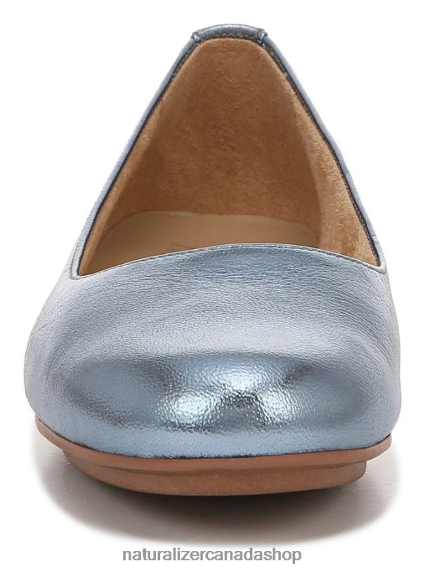 Flats | CA Naturalizer Women Maxwell Ballet Flat Ocean Air Blue Leather 8LFNB190