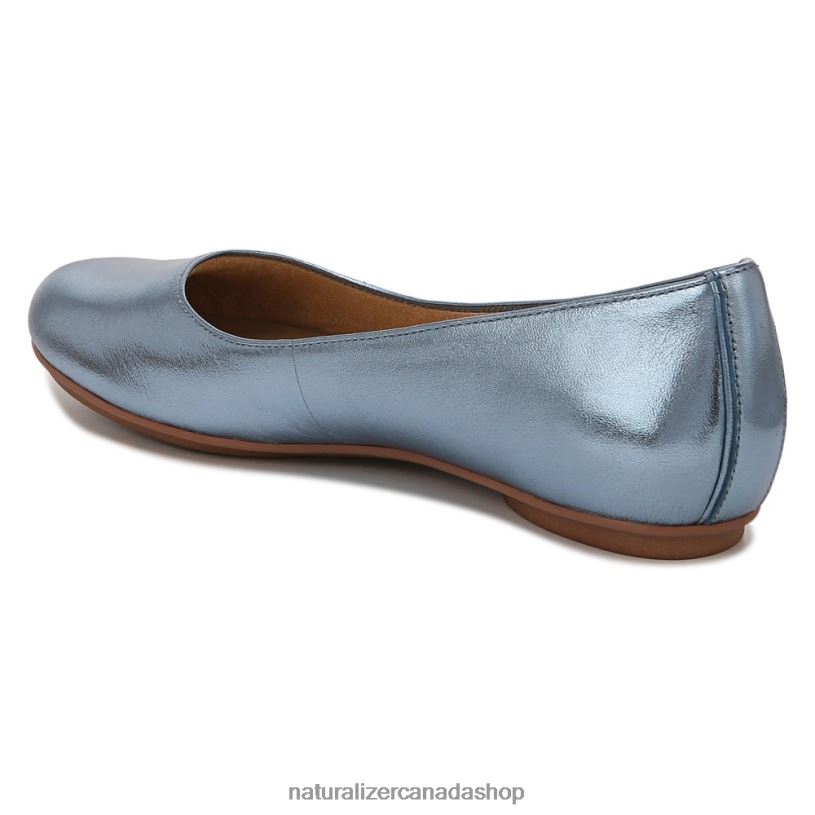 Flats | CA Naturalizer Women Maxwell Ballet Flat Ocean Air Blue Leather 8LFNB190