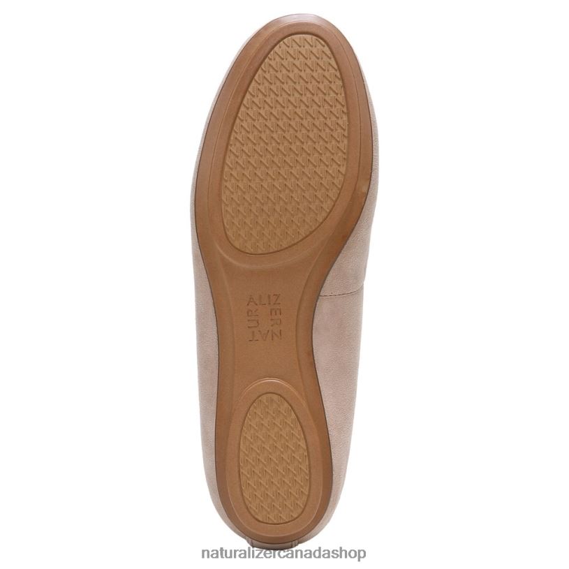 Flats | CA Naturalizer Women Maxwell Ballet Flat Sand Drift Suede 8LFNB187