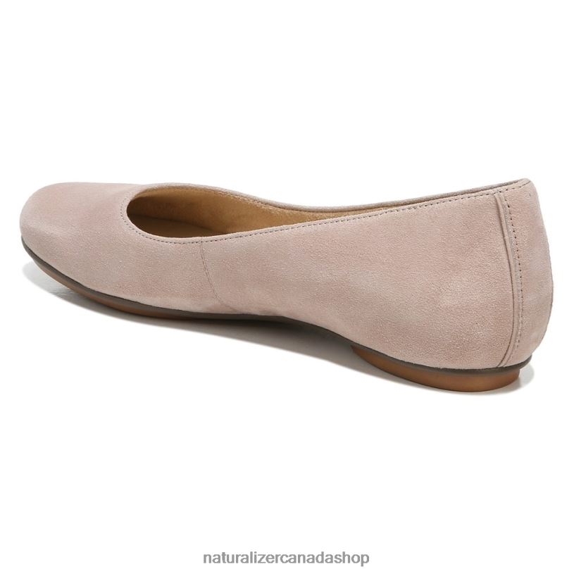 Flats | CA Naturalizer Women Maxwell Ballet Flat Sand Drift Suede 8LFNB187