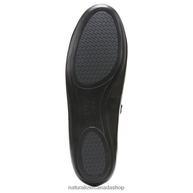 Flats | CA Naturalizer Women Maxwell Mary Jane Flat Black Leather 8LFNB51