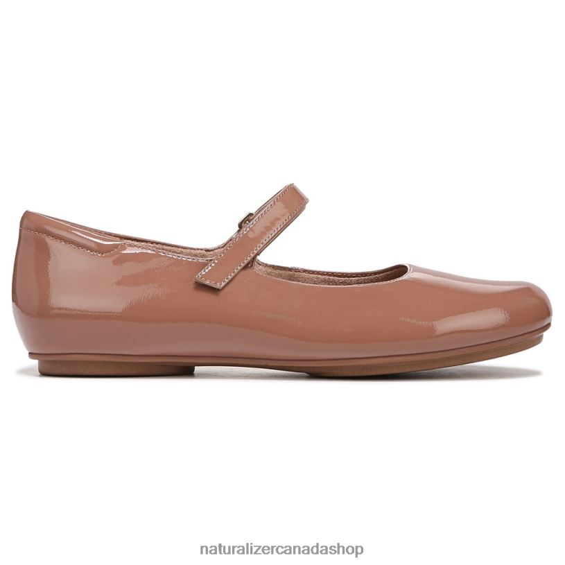 Flats | CA Naturalizer Women Maxwell Mary Jane Flat Hazelnut Leather 8LFNB50