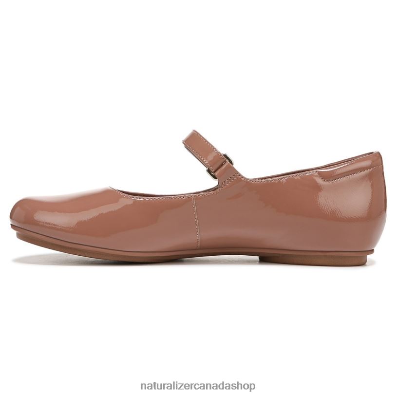 Flats | CA Naturalizer Women Maxwell Mary Jane Flat Hazelnut Leather 8LFNB50