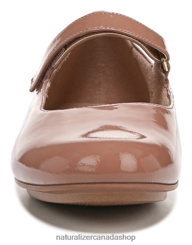 Flats | CA Naturalizer Women Maxwell Mary Jane Flat Hazelnut Leather 8LFNB50