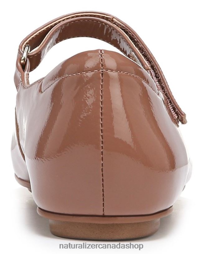 Flats | CA Naturalizer Women Maxwell Mary Jane Flat Hazelnut Leather 8LFNB50
