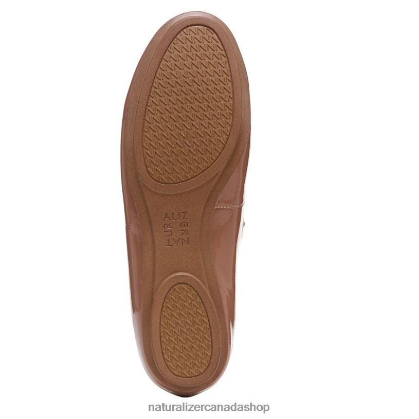 Flats | CA Naturalizer Women Maxwell Mary Jane Flat Hazelnut Leather 8LFNB50