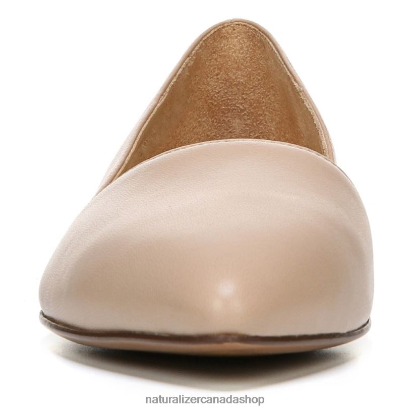 Flats | CA Naturalizer Women Samantha D\'Orsay Flat Taupe Leather 8LFNB243