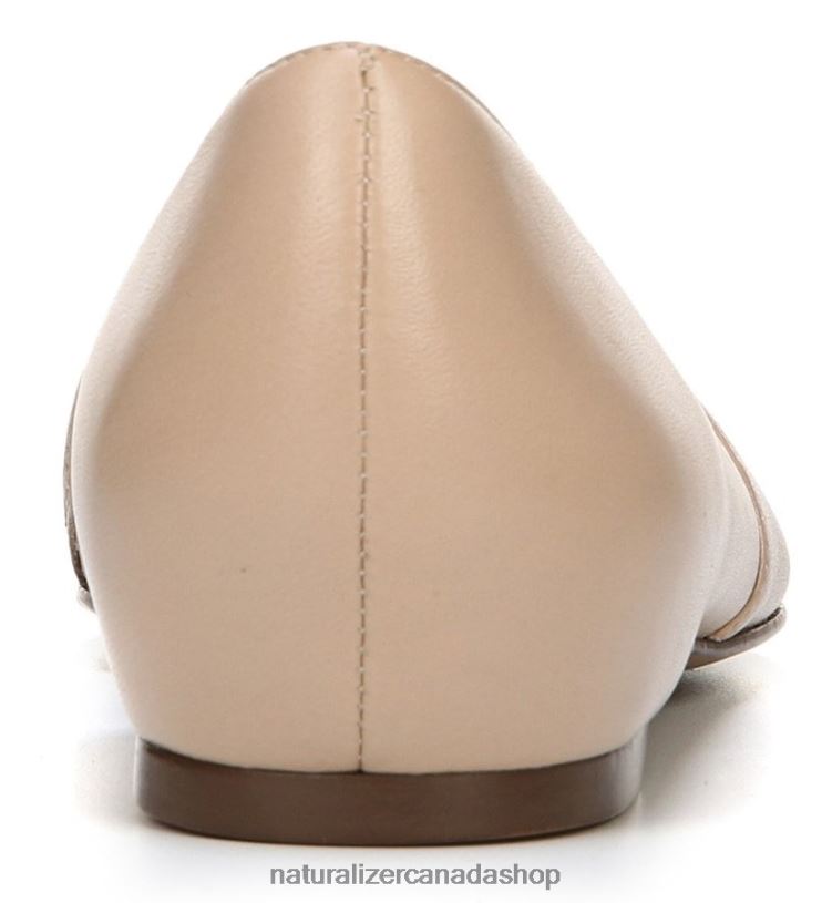 Flats | CA Naturalizer Women Samantha D\'Orsay Flat Taupe Leather 8LFNB243