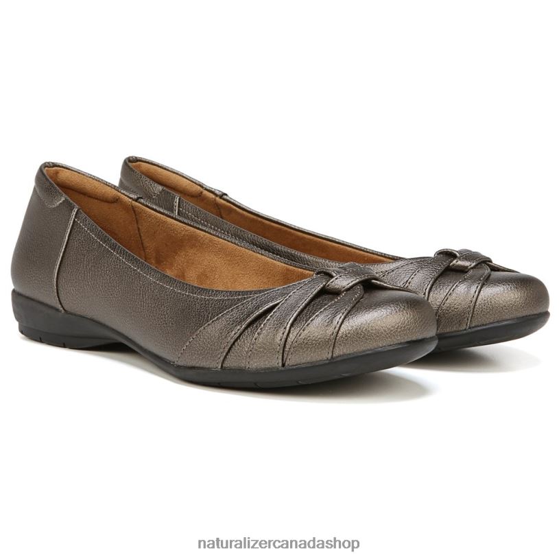 Flats | CA Naturalizer Women Soul Gift Flat Nickel Synthetic 8LFNB391