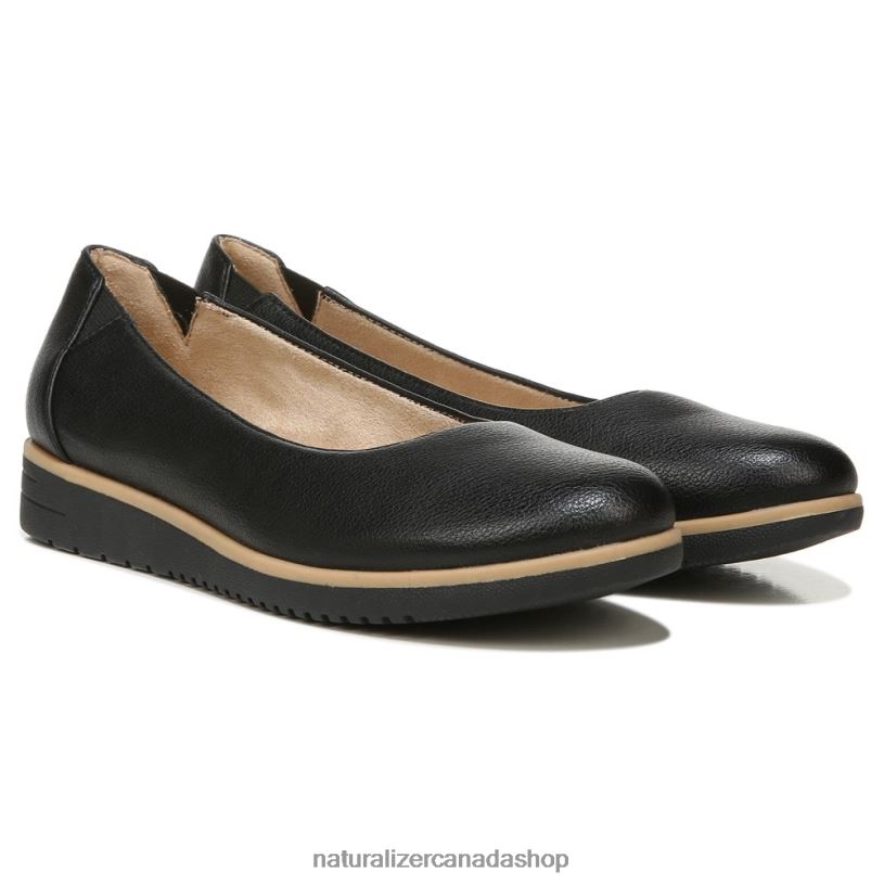 Flats | CA Naturalizer Women Soul Idea Ballet Flat Black Synthetic 8LFNB364
