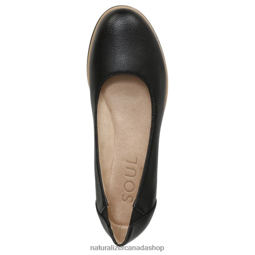 Flats | CA Naturalizer Women Soul Idea Ballet Flat Black Synthetic 8LFNB364