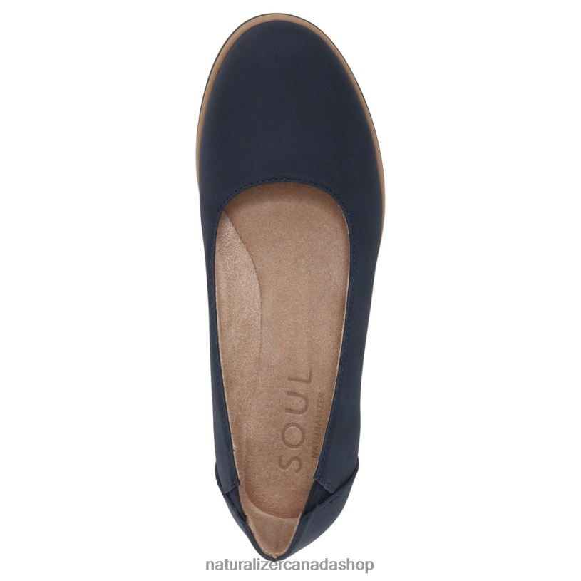Flats | CA Naturalizer Women Soul Idea Ballet Flat Navy Synthetic 8LFNB366