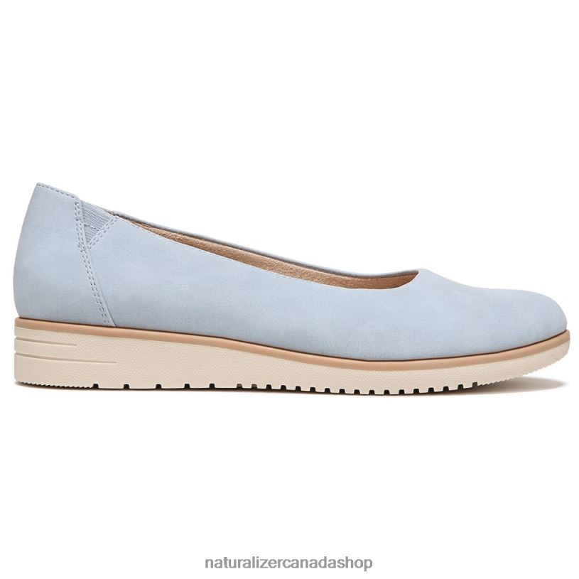 Flats | CA Naturalizer Women Soul Idea Ballet Flat Powder Blue Synthetic 8LFNB365