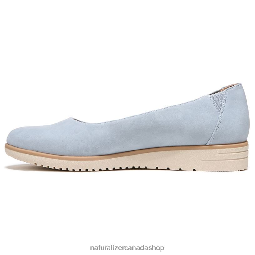 Flats | CA Naturalizer Women Soul Idea Ballet Flat Powder Blue Synthetic 8LFNB365