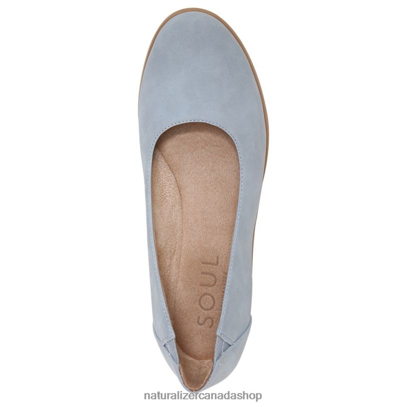 Flats | CA Naturalizer Women Soul Idea Ballet Flat Powder Blue Synthetic 8LFNB365